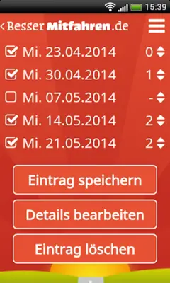 Mitfahrgelegenheit android App screenshot 0