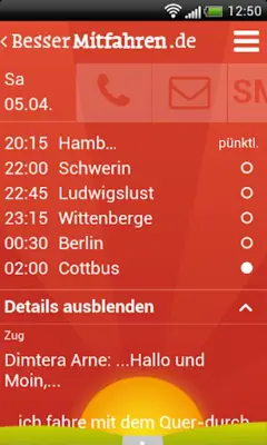 Mitfahrgelegenheit android App screenshot 2